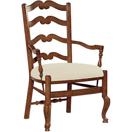 Ladder Back Arm Chair