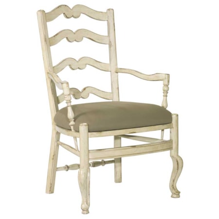 Ladder Back Arm Chair