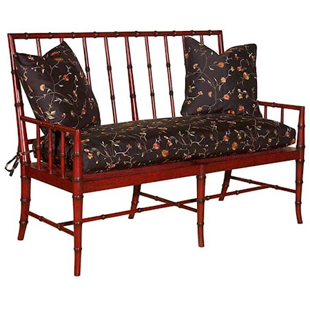 Bamboo Regency Settee