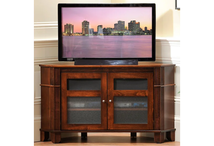 Arlington 52" Corner TV Stand by Y & T Woodcraft at Saugerties Furniture Mart