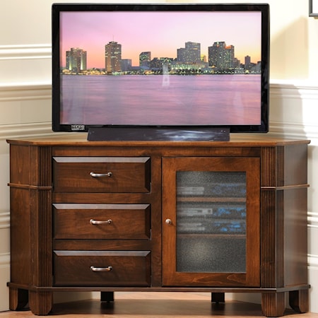 52" Corner TV Stand