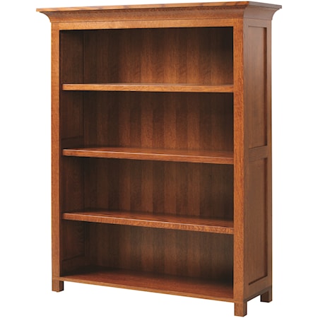 72" Bookcase with Three Adjustable Shelves
