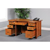 Y & T Woodcraft Coventry Mission 60" Executive Desk