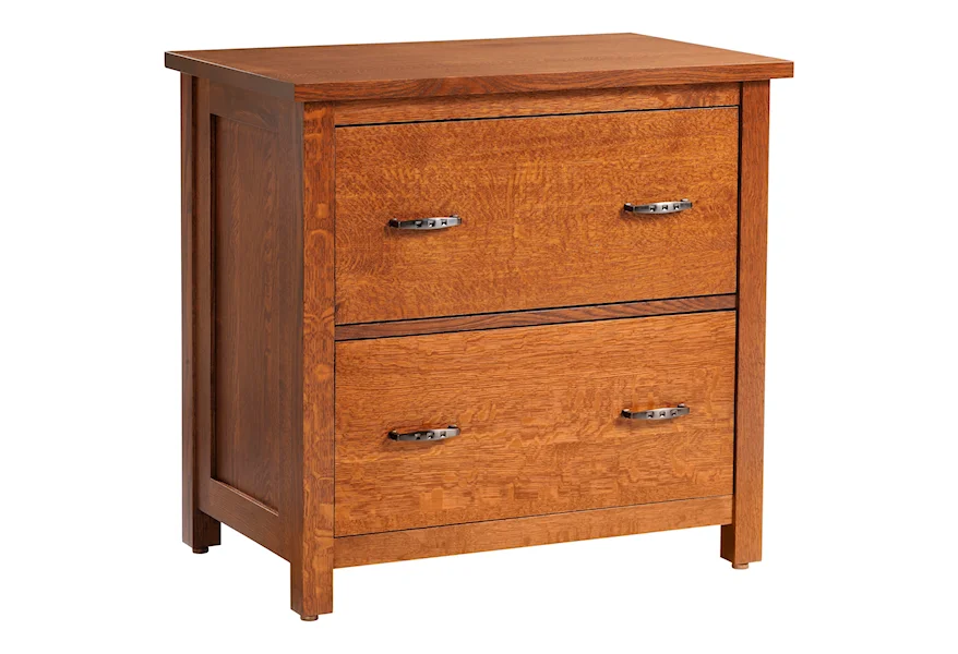 Coventry Mission Lateral File Cabinet by Y & T Woodcraft at Saugerties Furniture Mart