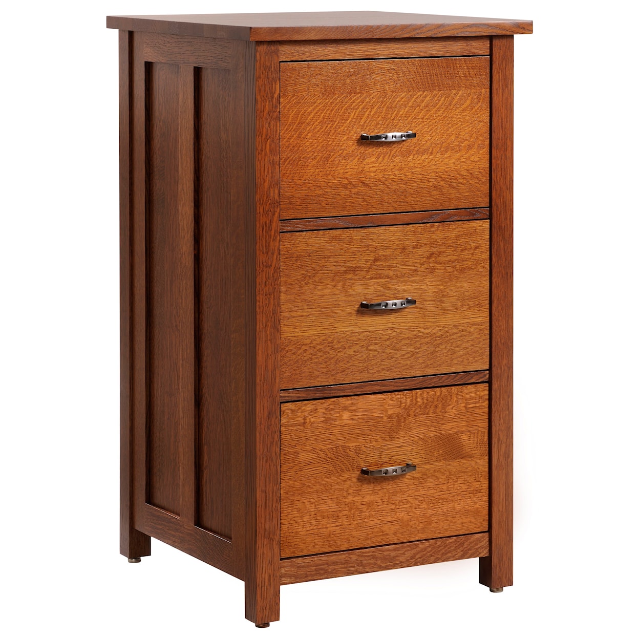 Y & T Woodcraft Coventry Mission File Cabinet with 3 Drawers