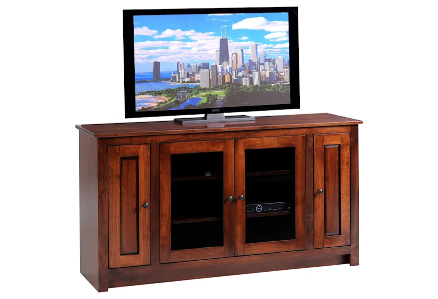 Express 60" TV Stand by Y & T Woodcraft at Saugerties Furniture Mart