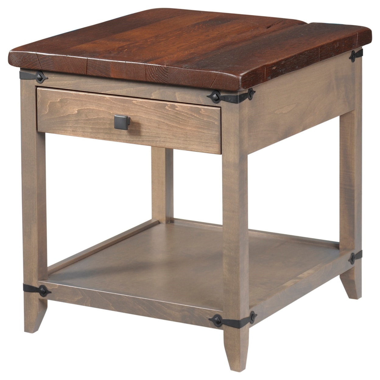 Y & T Woodcraft Frontier End Table