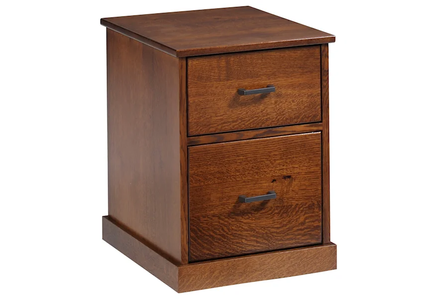 Mission Modular Rolling File Cabinet by Y & T Woodcraft at Saugerties Furniture Mart