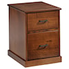 Y & T Woodcraft Mission Modular Rolling File Cabinet