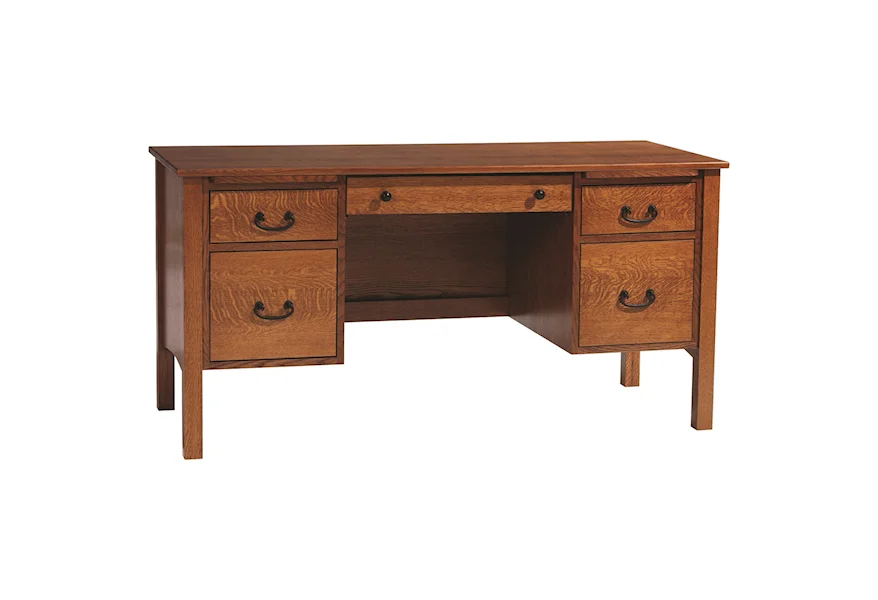 Rivertown Home Office Desk with Two Writing Boards by Y & T Woodcraft at Saugerties Furniture Mart