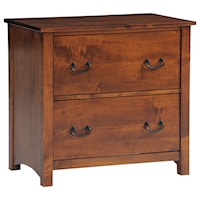 Lateral File Cabinet with Two Dovetail Drawers