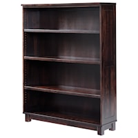 Open Bookcase with Four Shelves