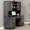 Y & T Woodcraft Urban Office Desk and Hutch