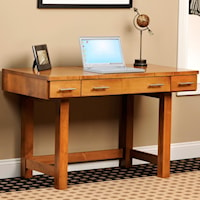 Table Desk with Paper and Letter Boxes