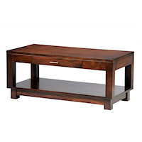 Rectangular Coffee Table with Drawer