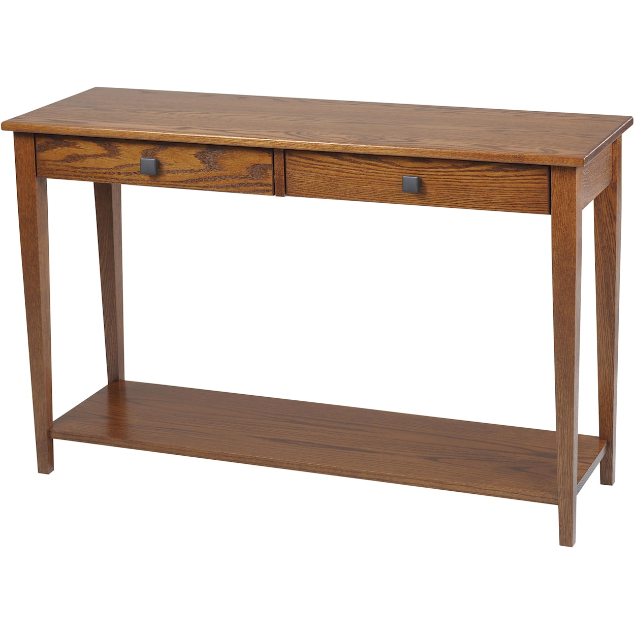 Y & T Woodcraft Woodland Shaker Hall Table with Shelf