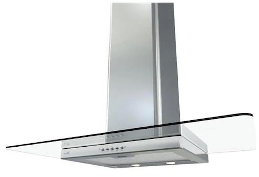 Brisas Series 36" Wall-Mount Range Hood by Zephyr at Furniture and ApplianceMart