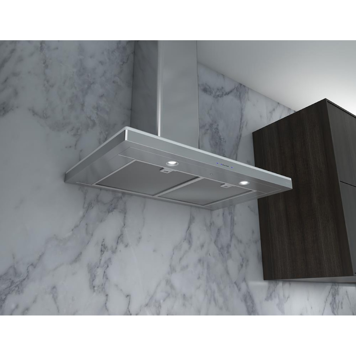 Zephyr Essentials Collection- Chimney Wall and Downdraft 30" Wall Mount Chimney Pro Range Hood