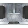 Zephyr Essentials Collection- Chimney Wall and Downdraft 30" Wall Mount Chimney Pro Range Hood