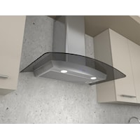 30" Wall Mount Chimney Pro Range Hood with 600 CFM Internal Blower