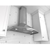 Zephyr Essentials Collection- Chimney Wall and Downdraft 30" Wall Mount Chimney Range Hood