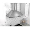 Zephyr Essentials Collection- Chimney Wall and Downdraft 30" Wall Mount Chimney Range Hood