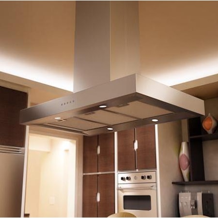 36" Island Range Hood