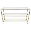 Zeugma Import Console Silver & Gold Cons. Table