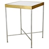 Zeugma Import Side Tables Silver & Gold  Side Table