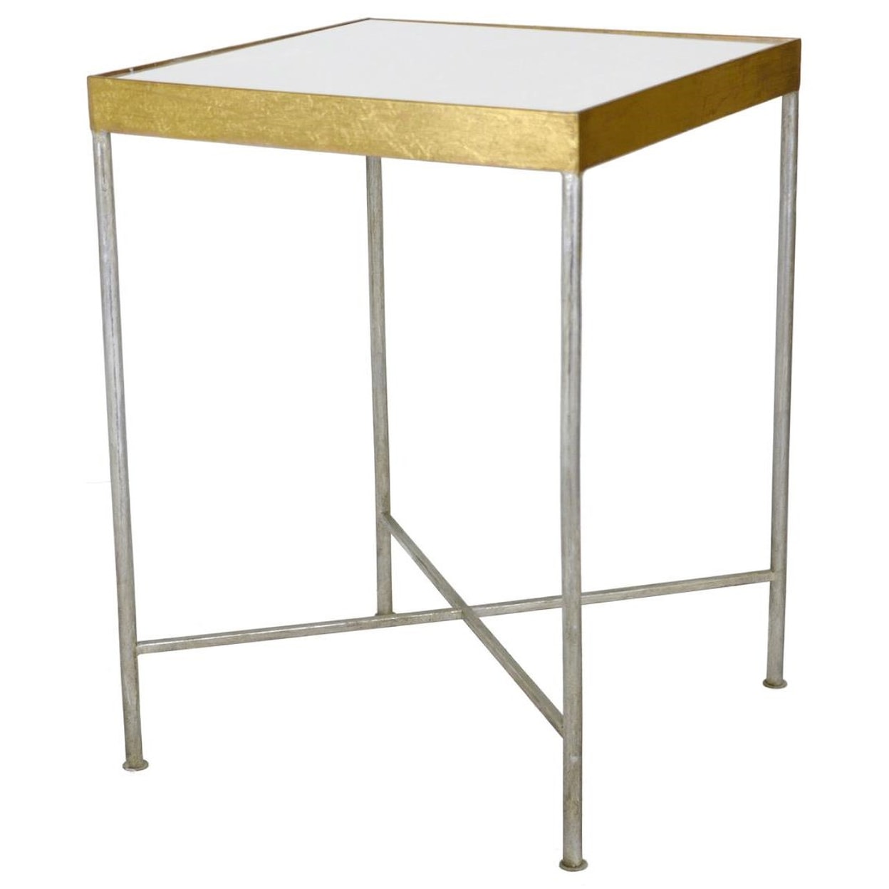 Zeugma Import Side Tables Silver & Gold  Side Table