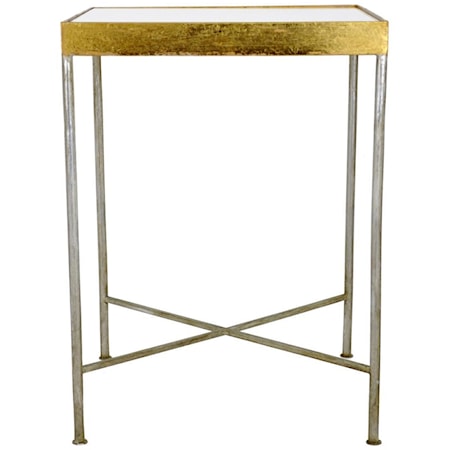 Silver & Gold  Side Table