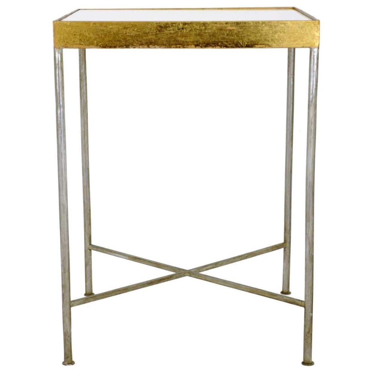Zeugma Import Side Tables Silver & Gold  Side Table