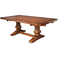 Tuscany 84" Customizable Trestle Table