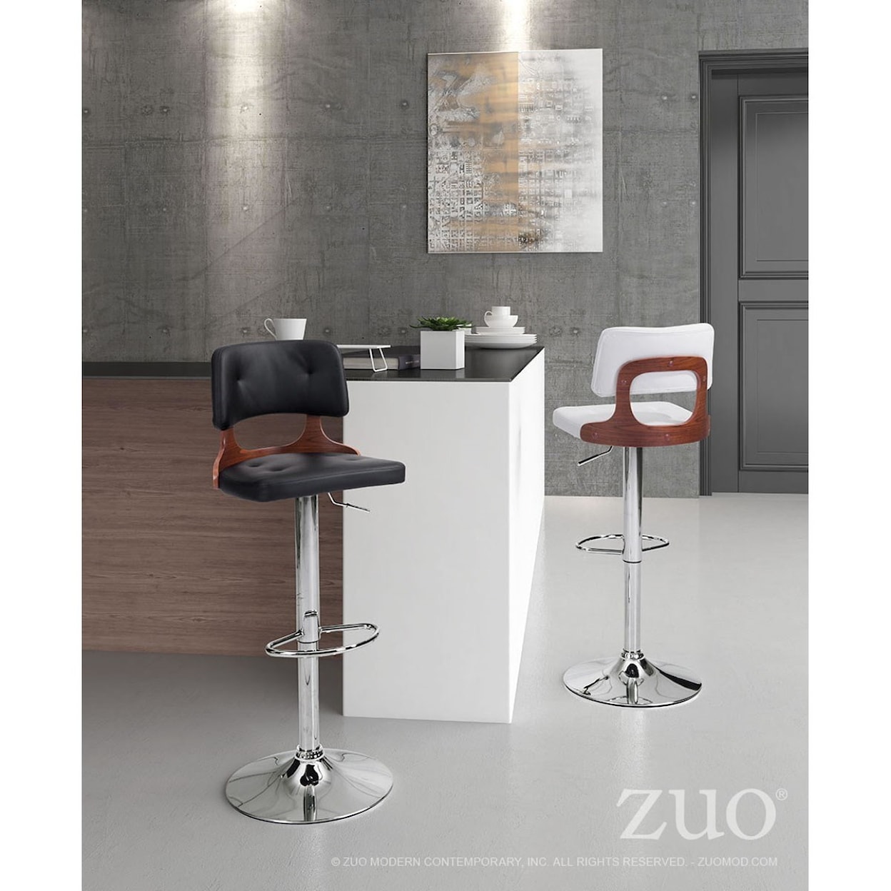 Zuo Lynx Bar Chair