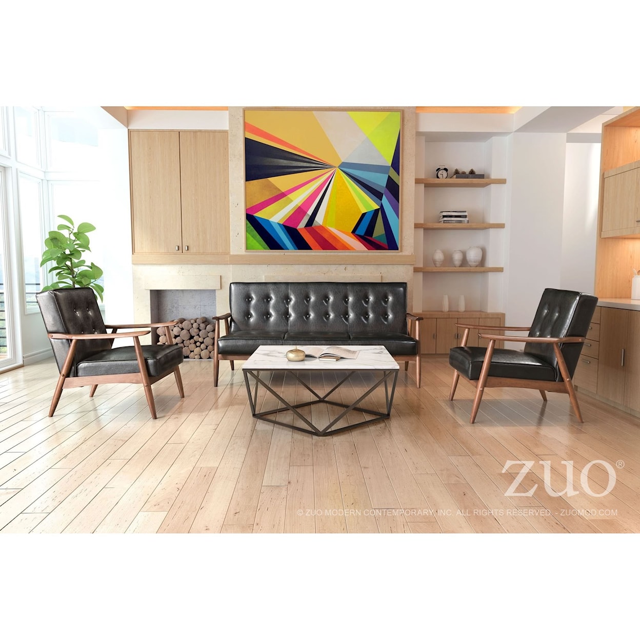 Zuo Rocky Arm Chair