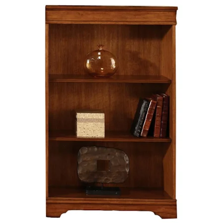 Jr Executive 48" Bookcase with Three Shelves