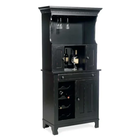 Wine Rack and Storage Hutch