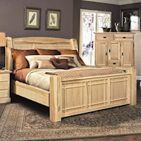 Queen Arch Panel Bed