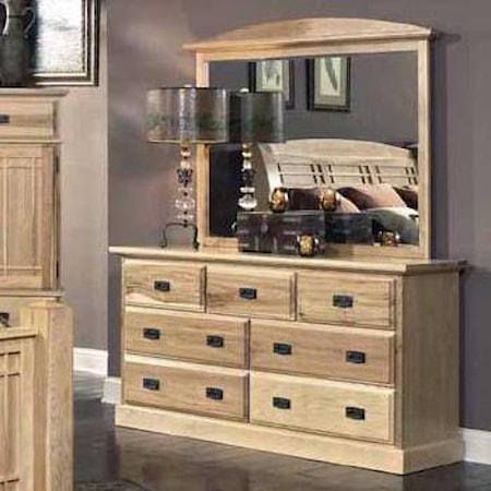 Dresser with Landscape Mirror