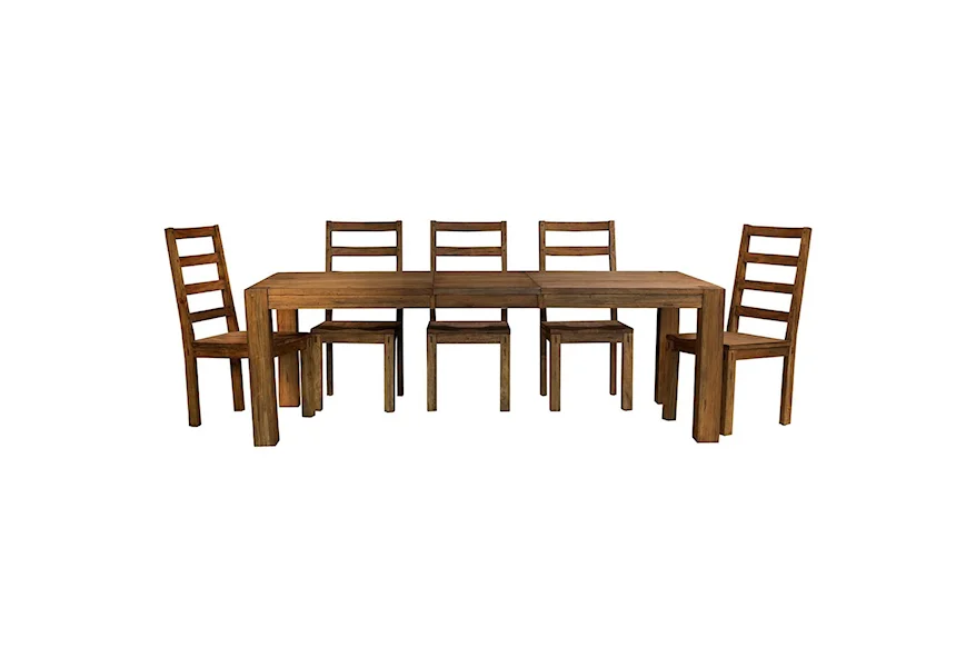 Anacortes 6 Piece Dining Set by AAmerica at Howell Furniture