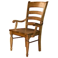 Ladderback Dining Arm Chair