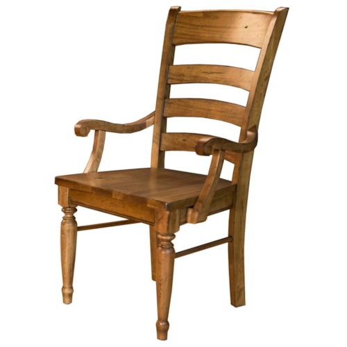 Ladderback Dining Arm Chair