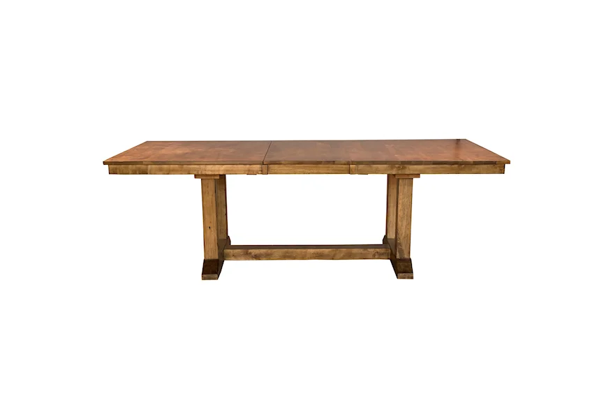 Bennett Trestle Dining Table by AAmerica at Mueller Furniture