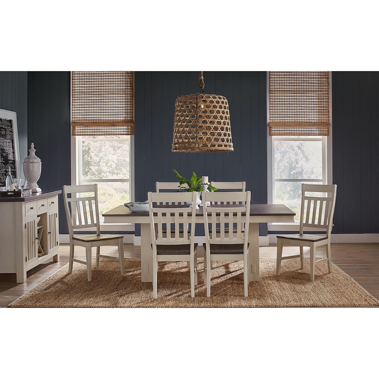 AAmerica Bremerton 7-Piece Table and Chair Set