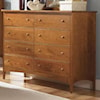 AAmerica Cherry Garden Drawer Dresser