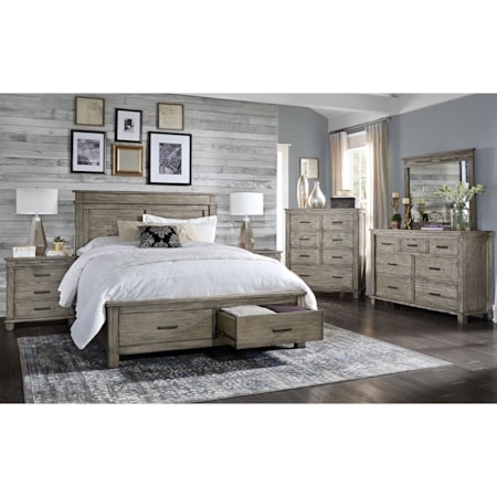 Cal King Storage Bedroom Group