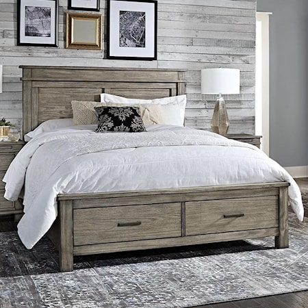 King Storage Bed 