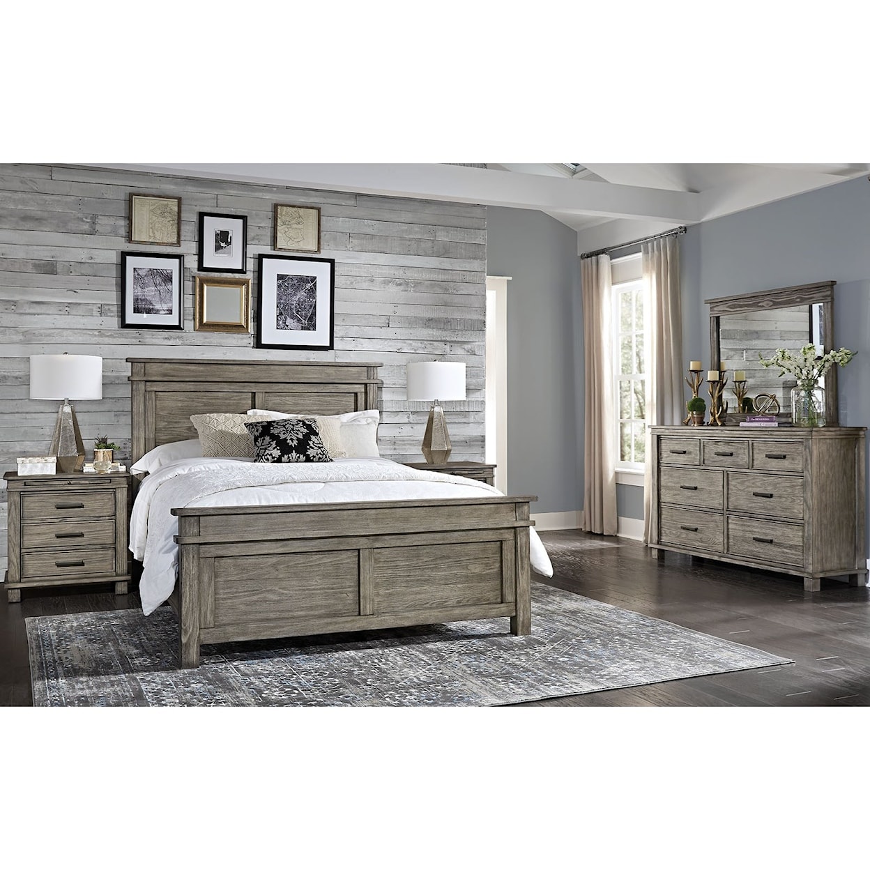 AAmerica Glacier Point California King Panel Bed