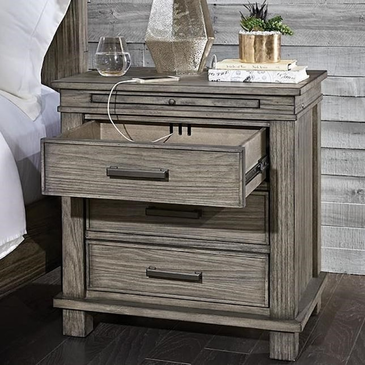 AAmerica Glacier Point Nightstand