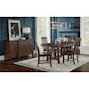 AAmerica Henderson 5-Piece Trestle Table and Chair Set